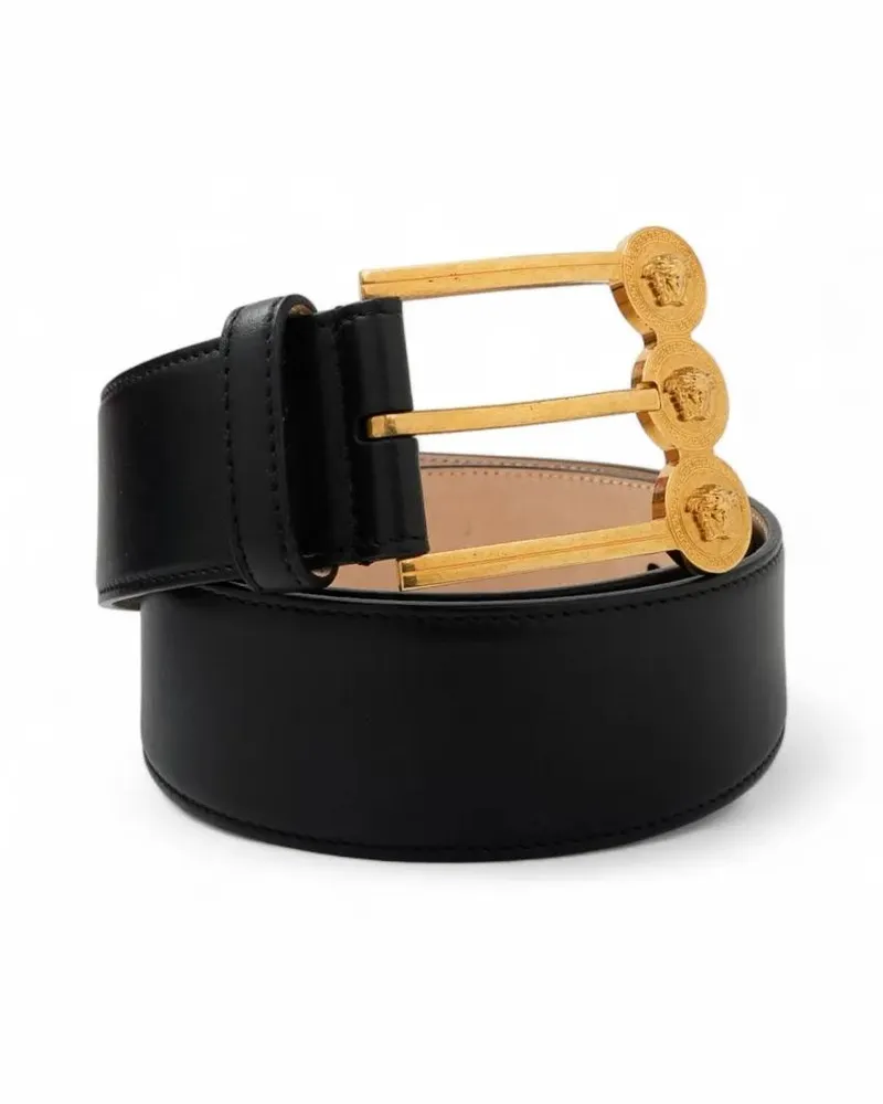 Versace Gürtel Medusa Belt Black schwarz Schwarz