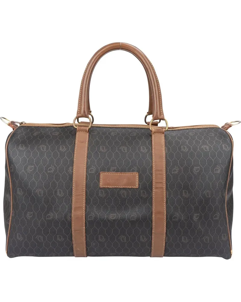 Dior Crossbody Bags  Honeycomb Monogram 45  Duffle Bag braun Braun