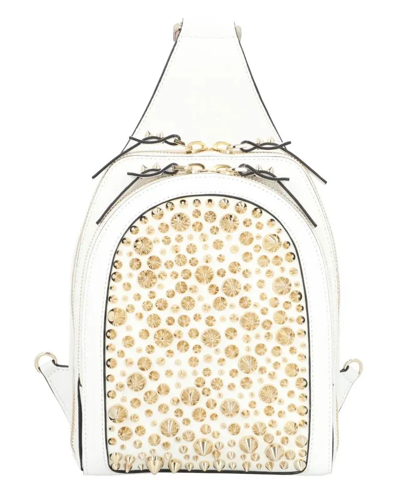 Christian Louboutin Hobo Bags Loubifunk Crossbody Bag weiß Weiß