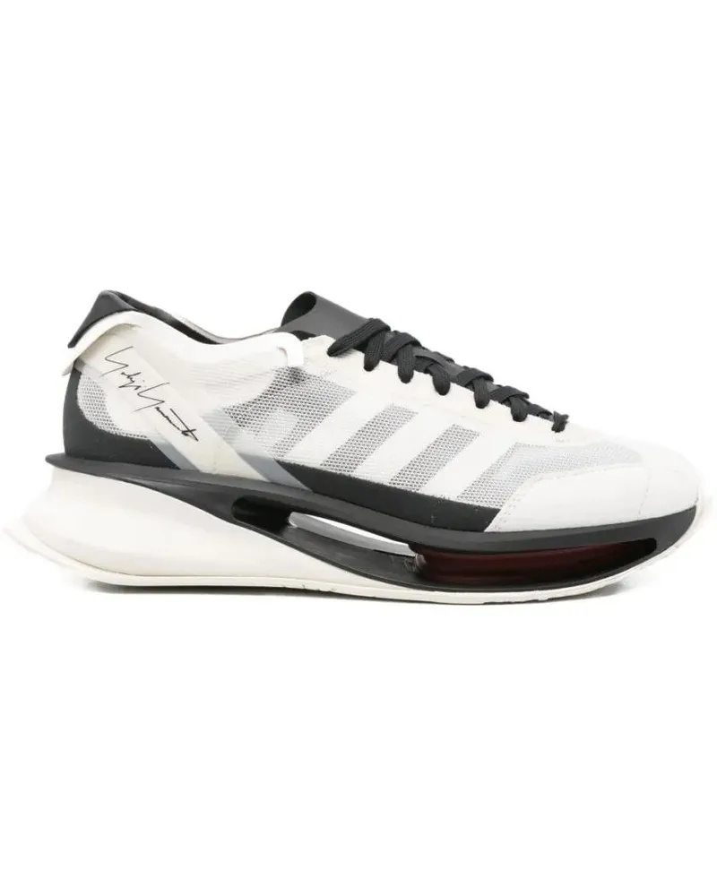 Y-3 Low-Top Sneaker Mesh And Suede Sneakers weiß Weiß