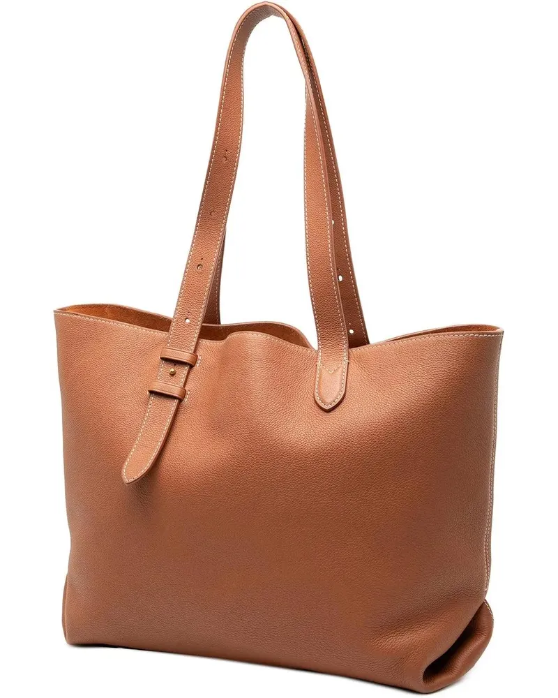 Louis Vuitton Shopper Grained Calfskin Low Key Cabas MM braun Braun