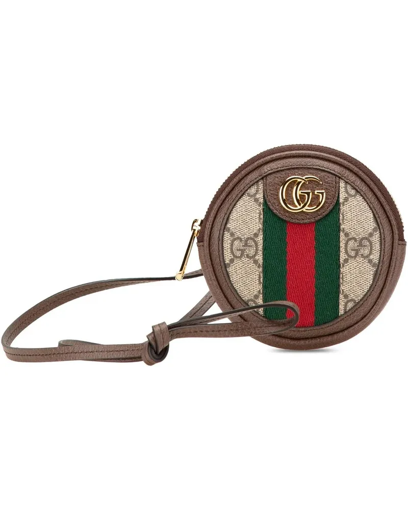 Gucci Hobo Bags 2016-2024 Mini GG Supreme Ophidia Round Neck Pouch braun Braun