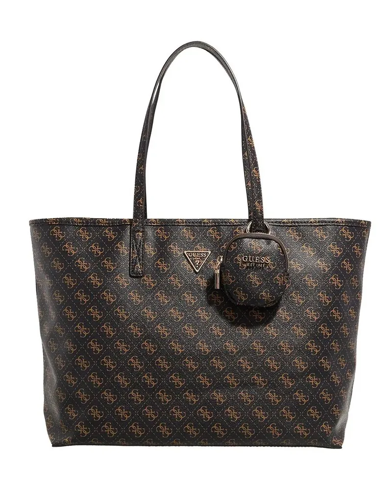 Guess Shopper Power Play Large Tech Tote braun Braun