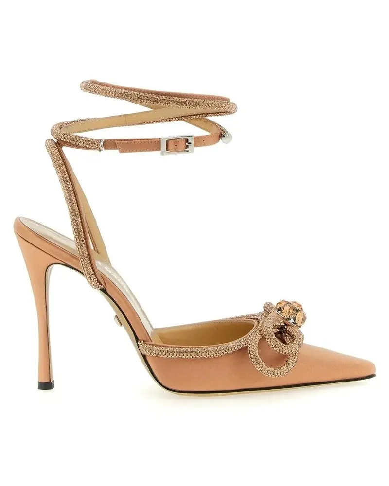 Mach & Mach Hohe Schuhe Double Bow' Pumps braun Braun
