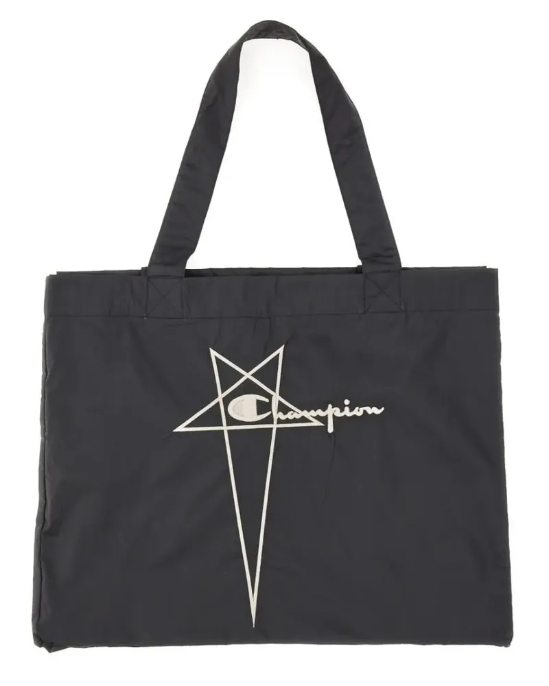 Rick Owens Shopper & Totes Nylon Tote Bag schwarz Schwarz