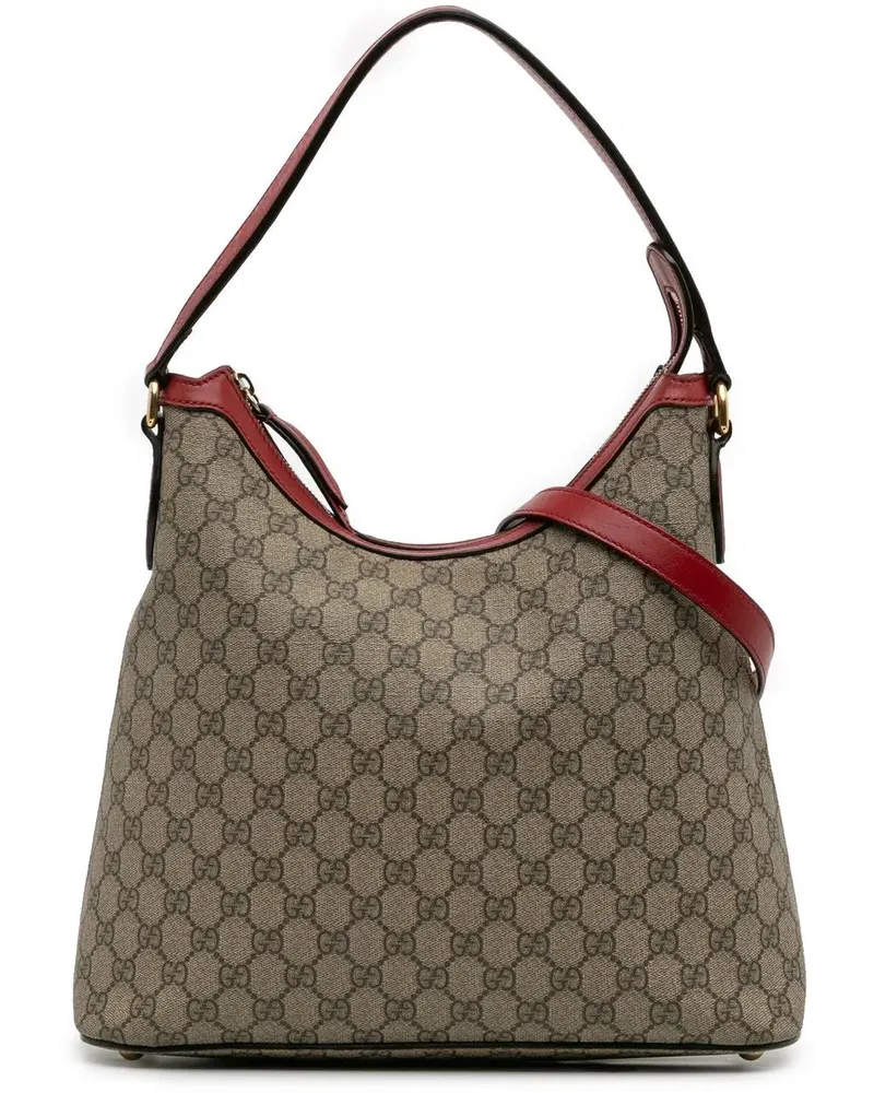 Gucci Hobo Bags GG Supreme Linea A Satchel braun Braun