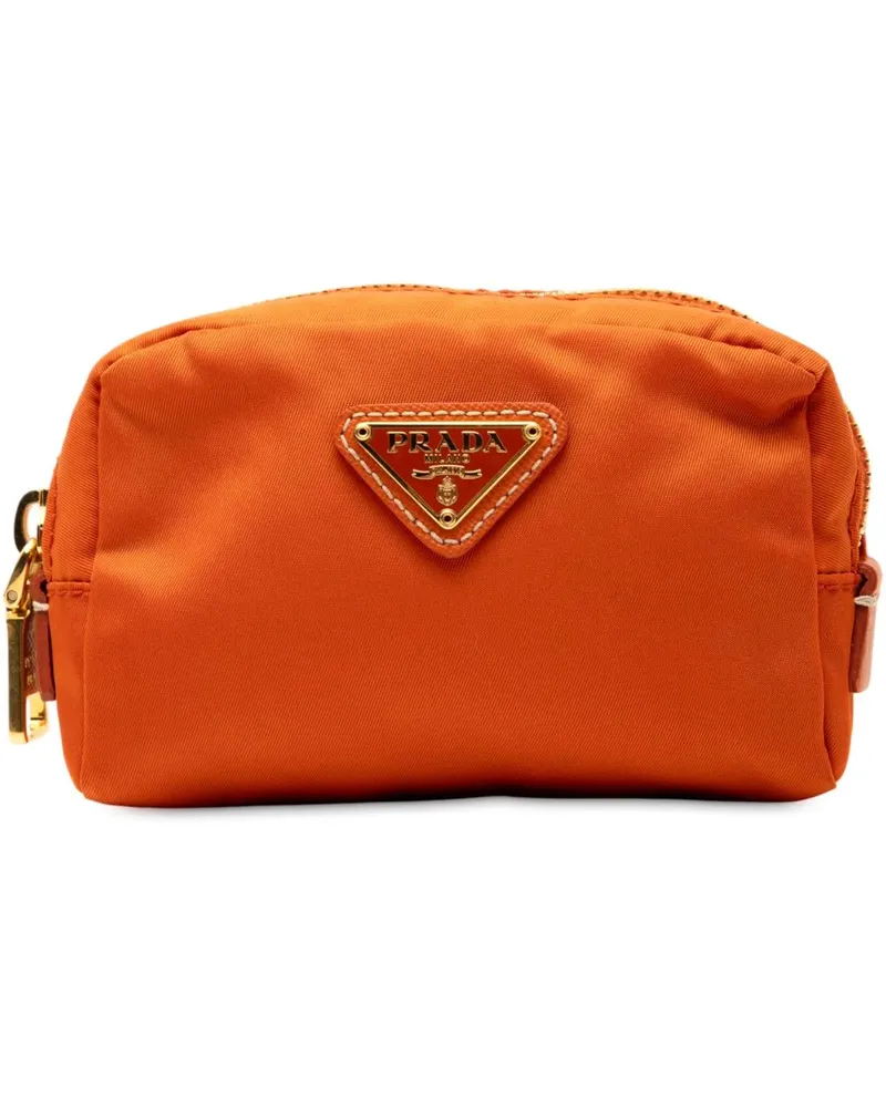 Prada Kosmetiktaschen Tessuto Cosmetic Pouch orange Orange