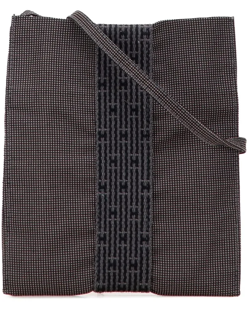 Hermès Hobo Bags Canvas Herline Pochette grau Grau