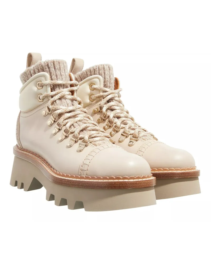Chloé Stiefel & Boots Owena Ankle Booties beige Beige