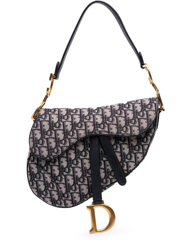 Dior Hobo Bags 2019 Oblique Canvas Saddle Bag beige Beige