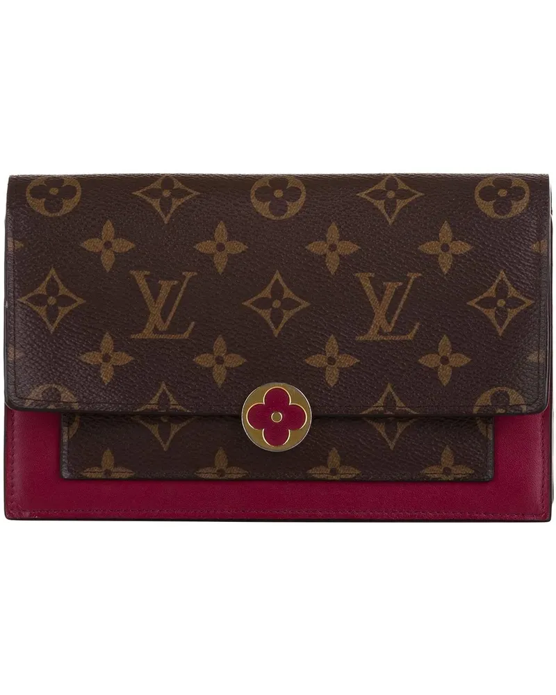 Louis Vuitton Portemonnaie 2019 Monogram Flore Wallet On Chain braun Braun