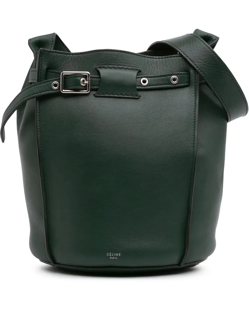 Celine Hobo Bags Leather Big Bag Bucket Crossbody grün Grün