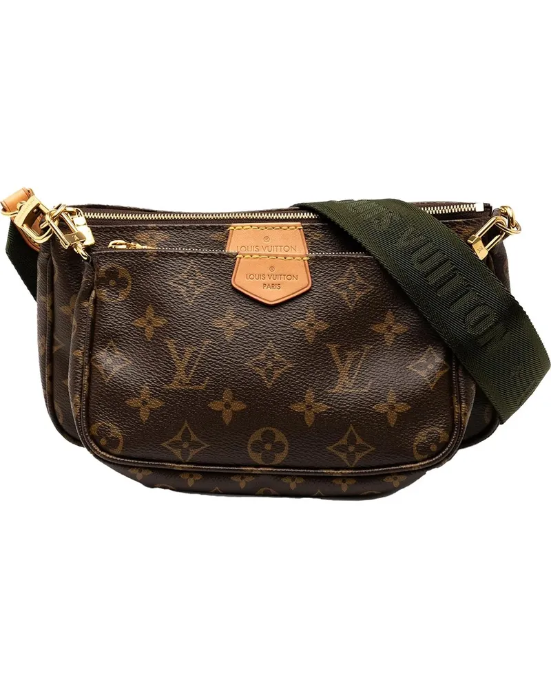 Louis Vuitton Hobo Bags Monogram Multi Pochette Accessoires braun Braun