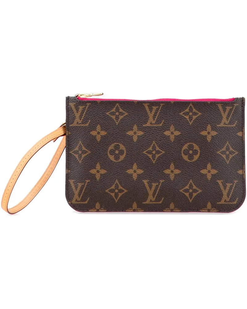 Louis Vuitton Kosmetiktaschen Monogram Neverfull Pouch braun Braun