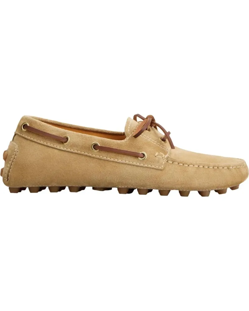 TOD'S Loafer Flat Shoes Beige beige Beige