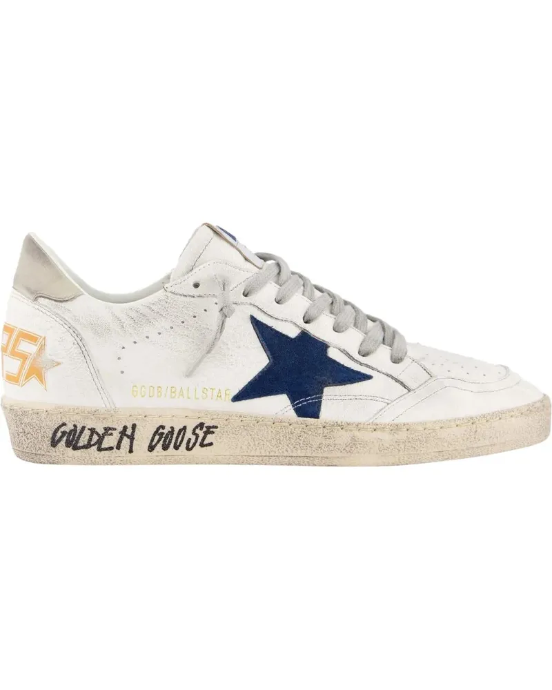 Golden Goose Low-Top Sneaker Sneaker Ball Star weiß Weiß