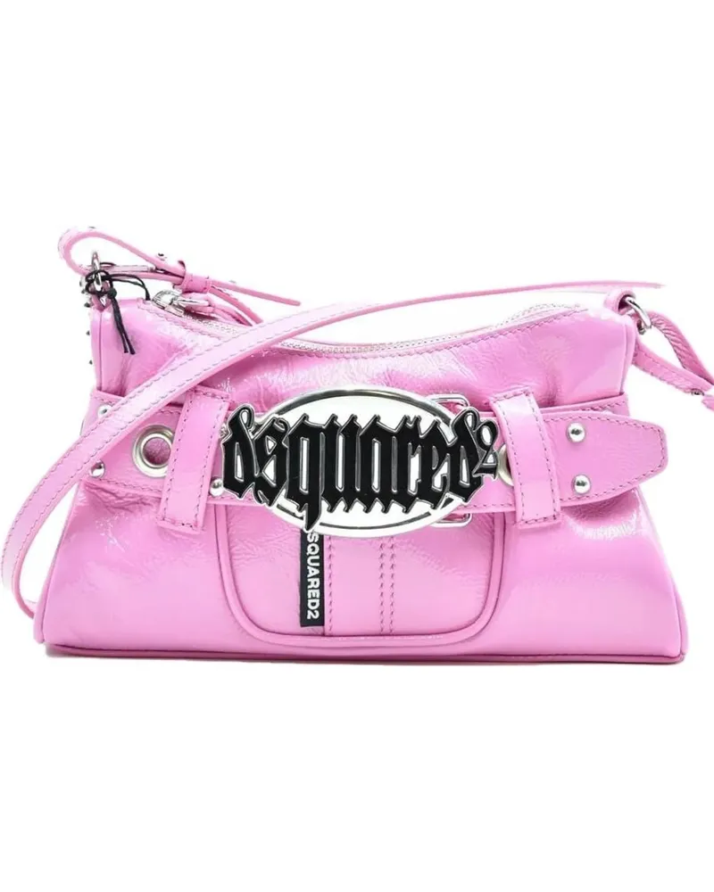 Dsquared2 Clutches Pink Leather Clutch bunt Bunt