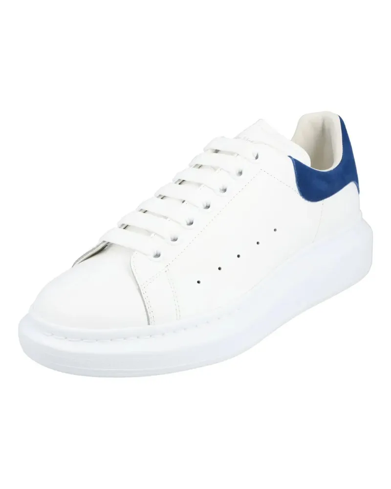 Alexander McQueen Low-Top Sneaker White/Paris Blue Oversized Sneakers weiß Weiß