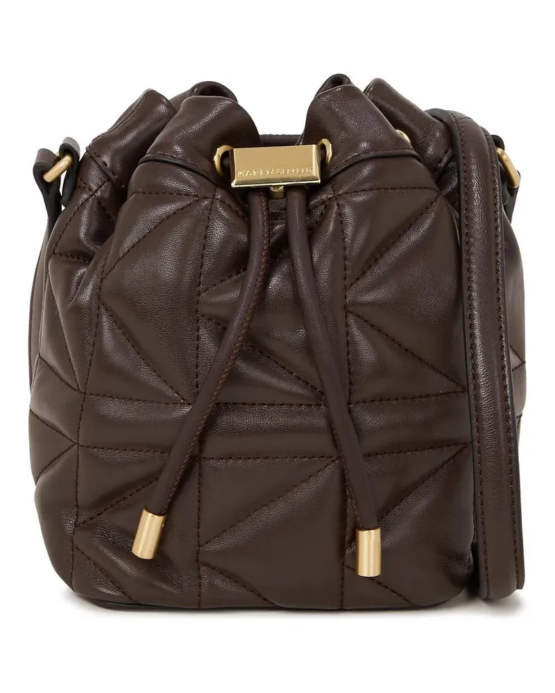 Karl Lagerfeld Crossbody Bags K/Kuilt Bucket Bag braun Braun