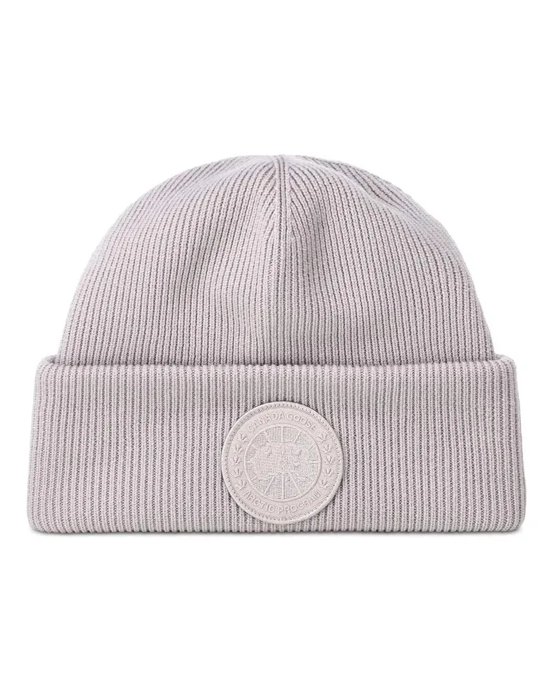 Canada Goose Caps & Mützen Beanie Arctic aus Wolle grau Grau
