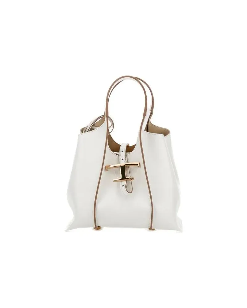 TOD'S Hobo Bags Tsb Shopping Pend. T Mini weiß Weiß