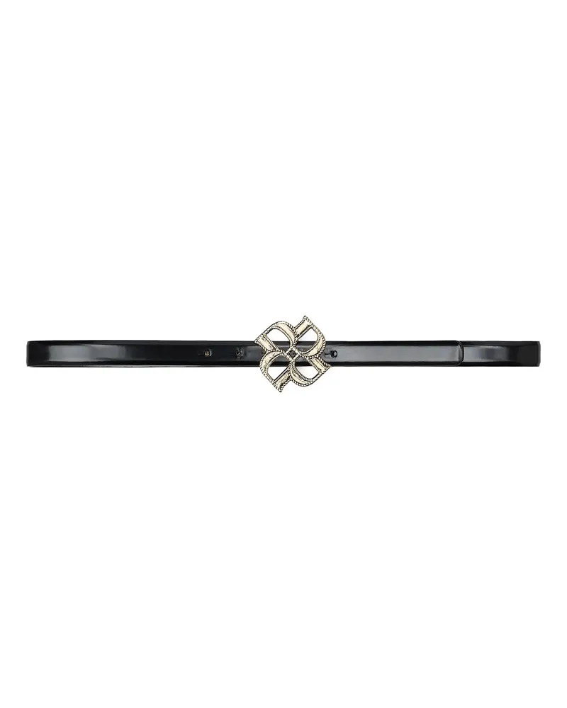 Dorothee Schumacher Gürtel SUBTLE SHINE d rose buckle bel schwarz Schwarz