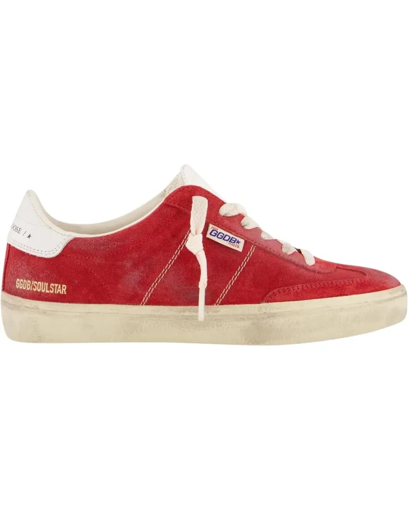 Golden Goose Low-Top Sneaker Dames Soul-Star Sneaker Rood rot Rot