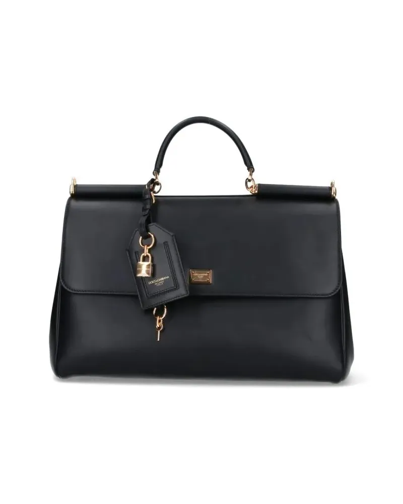 Dolce & Gabbana Shopper & Totes 'My Sicily' Large Handbag – Black schwarz Schwarz