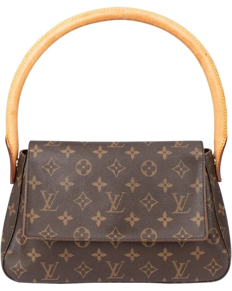 Louis Vuitton Crossbody Bags  Canvas Monogram Looping PM Handbag braun Braun
