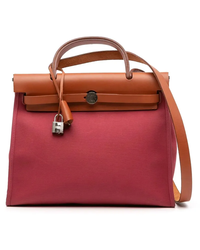 Hermès Hobo Bags Toile Herbag Zip 31 rot Rot