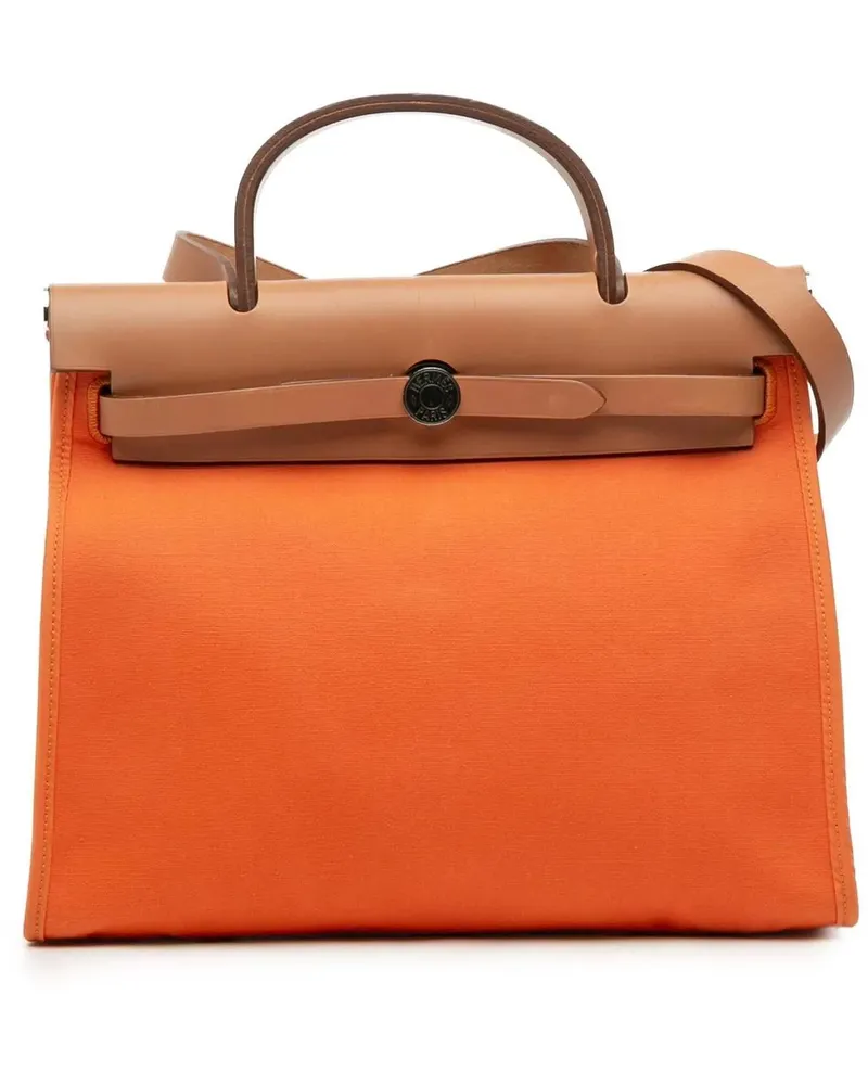 Hermès Hobo Bags Toile Herbag Zip 31 orange Orange