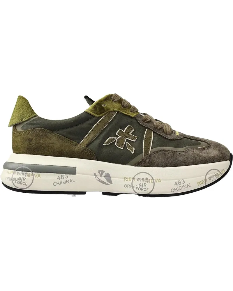 Premiata Low-Top Sneaker Dames Cassie grün Grün