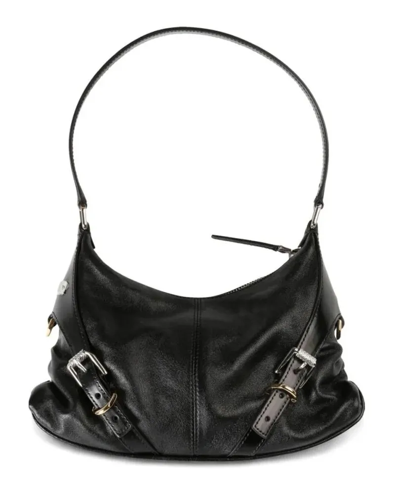 Givenchy Crossbody Bags Single Top Handle Bag With Dual Buckle Detailing schwarz Schwarz