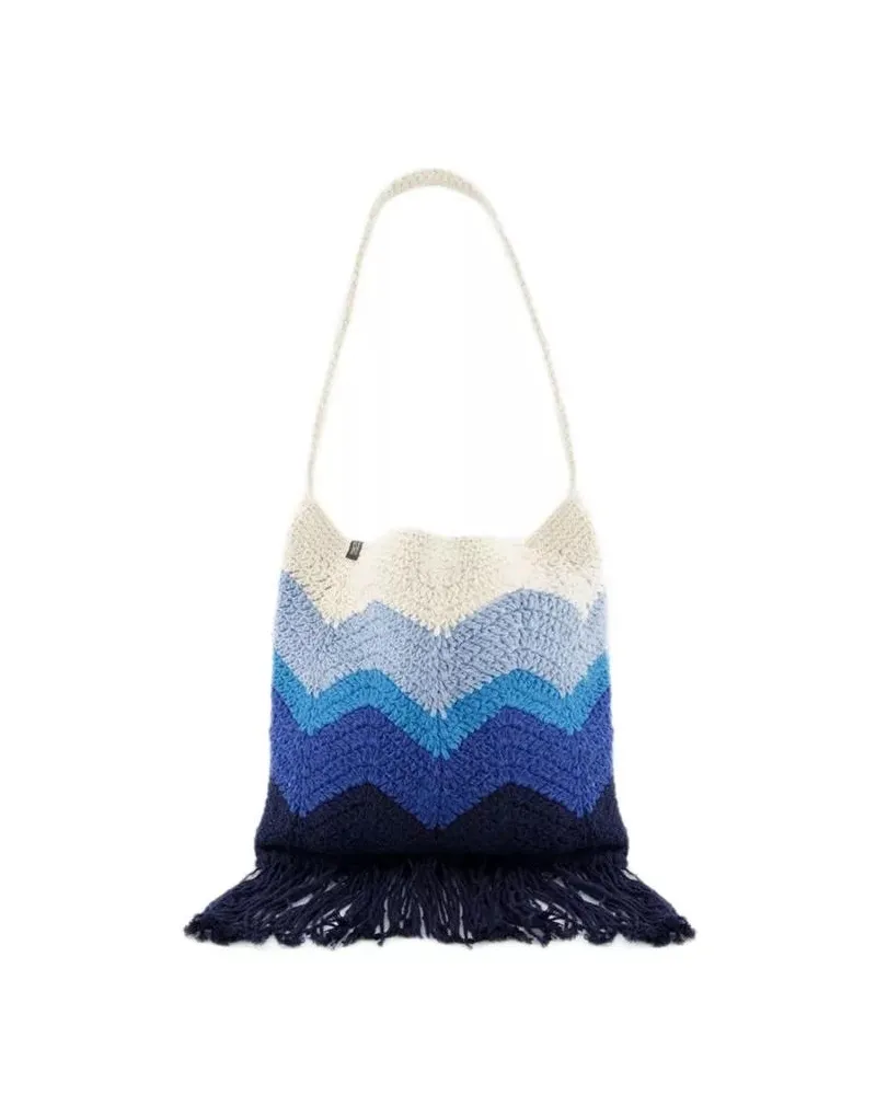 Nannacay Hobo Bags Priya Hobo Bag  - Blue - Cotton bunt Bunt
