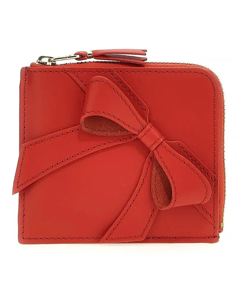 Comme des Garçons Portemonnaie Big Bow' Wallet rot Rot