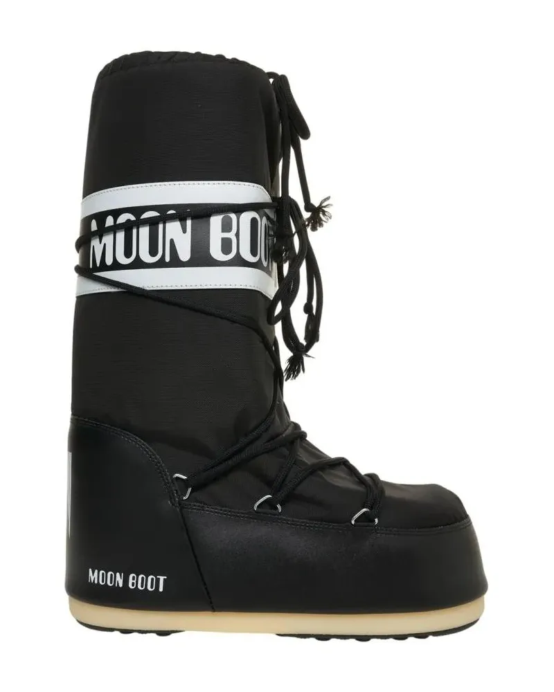 Moon Boot Stiefel Iconic Ankle Boots With Padded Collar schwarz Schwarz