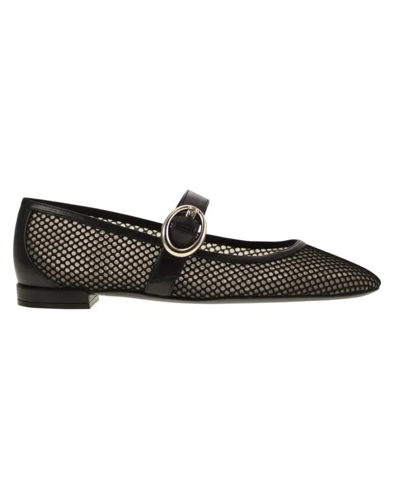 Stuart Weitzman Sandalen Arabella - Ballerina With Buckle schwarz Schwarz