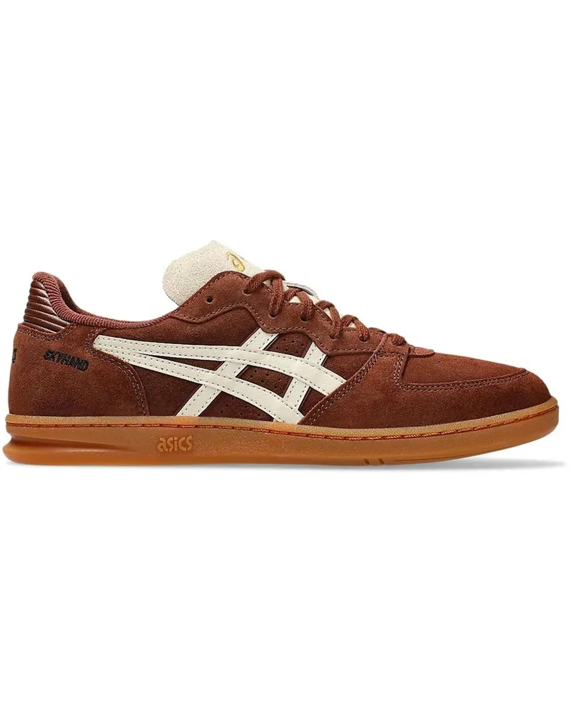 Asics Low-Top Sneaker baskets skyhand og braun Braun