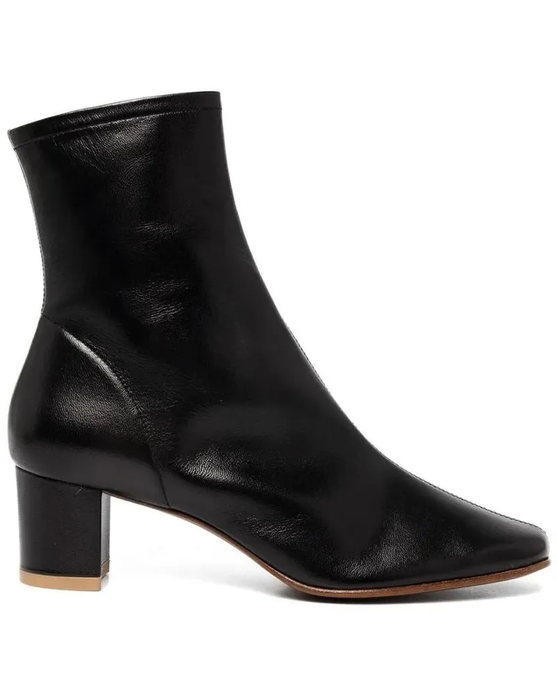 by FAR Stiefel Sofia Black Leather Booties schwarz Schwarz