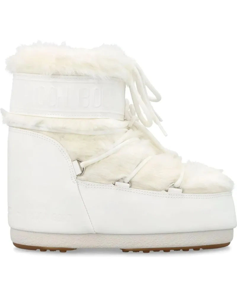Moon Boot Low-Top Sneaker LOW CLASSIC ICON FAUX FUR weiß Weiß