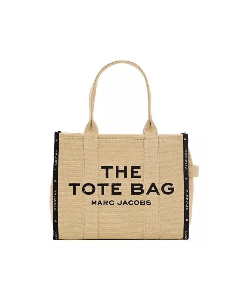 Marc Jacobs Totes The Large Canvas Jacquard Tote Braun