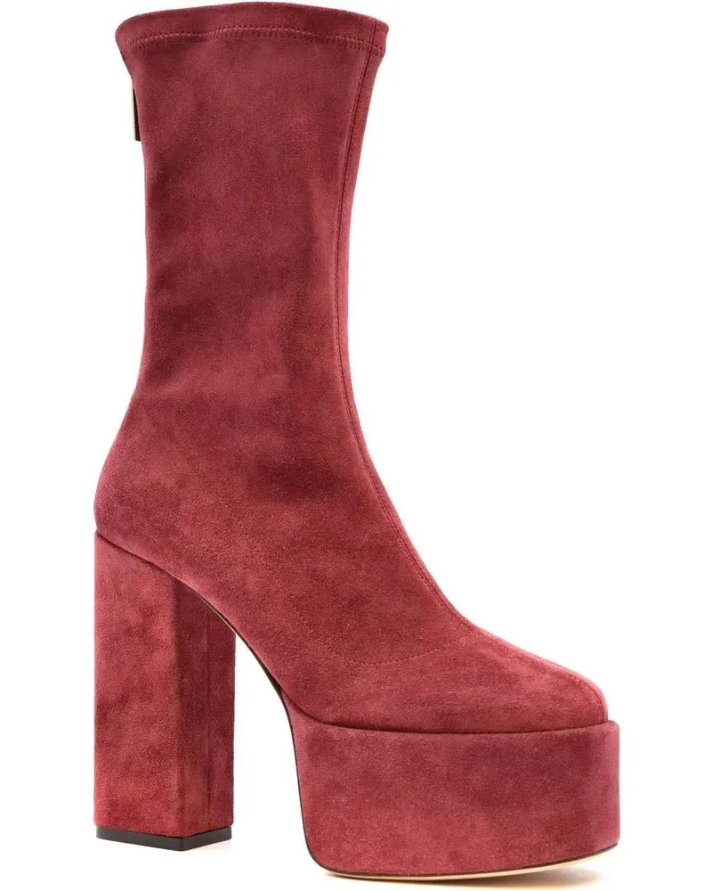 Paris Texas Stiefel Booties Maroon braun Braun