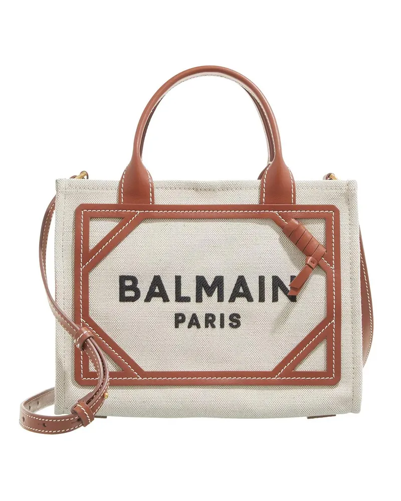 Balmain Tote B-Army Small Shopper Beige