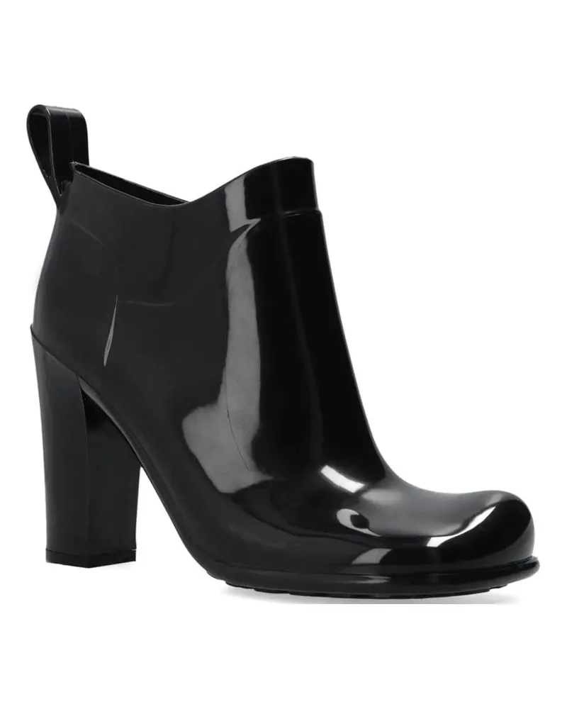 Bottega Veneta Low-Top Sneaker Shine Square Toe Ankle Boots schwarz Schwarz