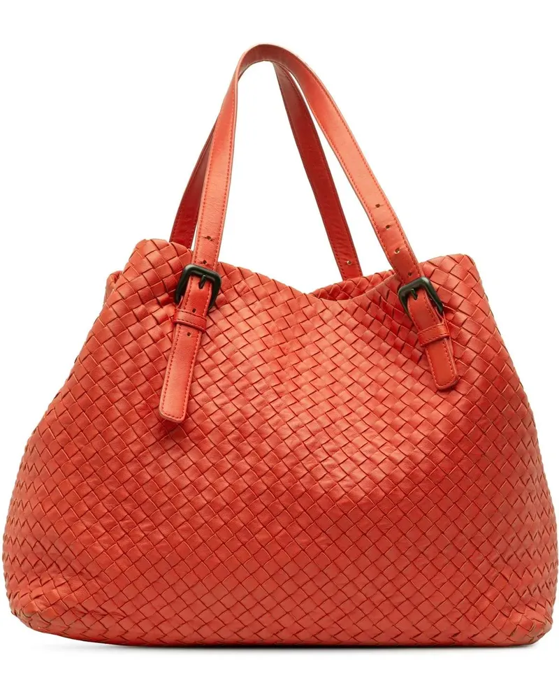 Bottega Veneta Shopper Large Nappa Intrecciato Cesta Tote rot Rot