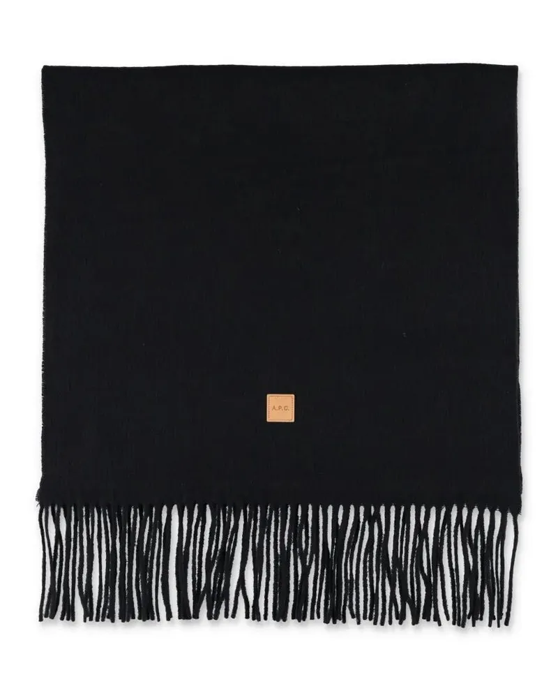 A.P.C. Tücher & Schals Aria Wool Scarf schwarz Schwarz