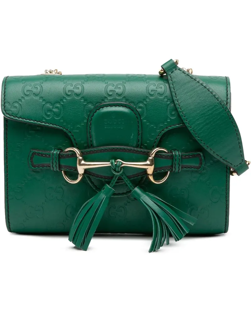 Gucci Hobo Bags Mini ssima Emily Crossbody grün Grün