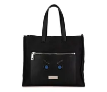 Hobo Bags Large Nylon  Faces Tote schwarz