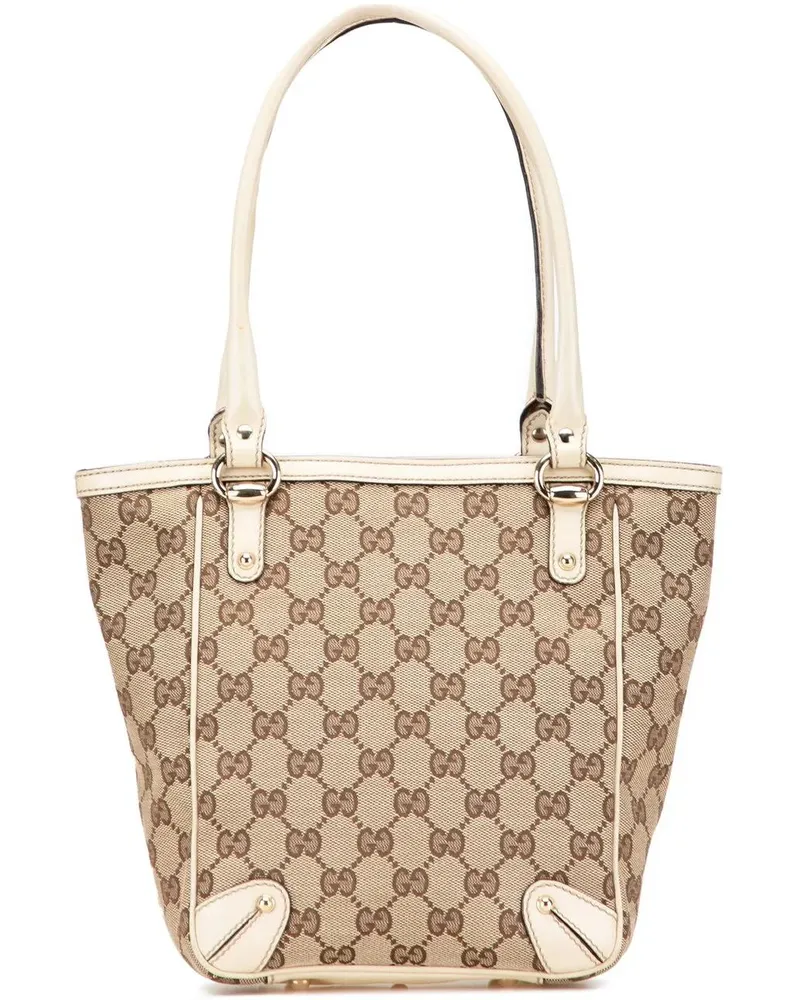 Gucci Crossbody Bags GG Canvas Handbag braun Braun