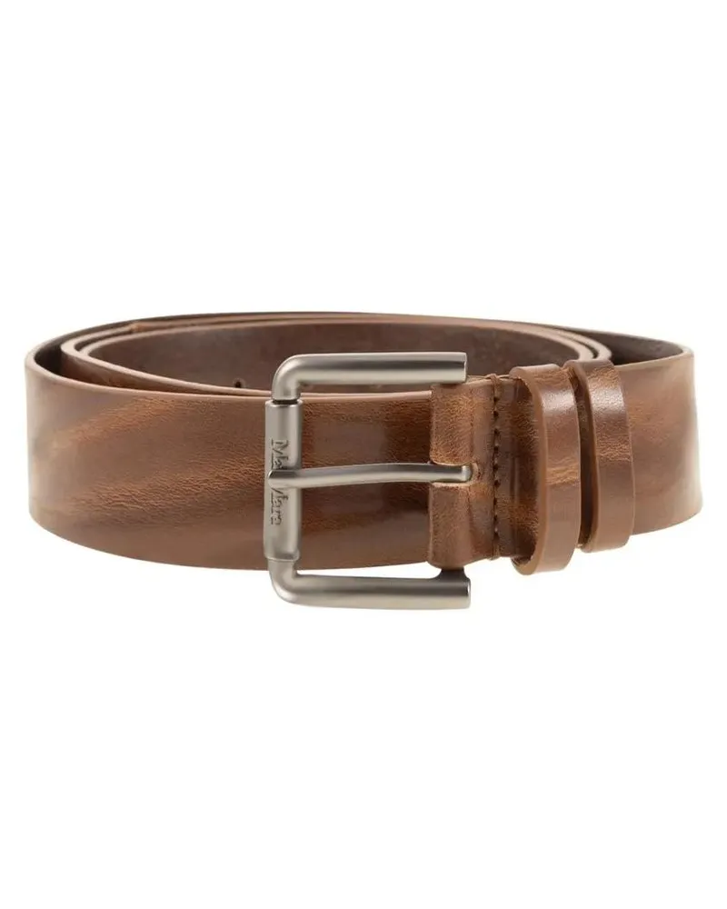 Max Mara Gürtel Buckle40xlong - Long Leather Belt braun Braun